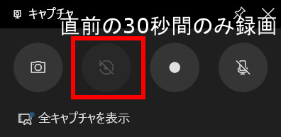 動画キャプチャのオプション